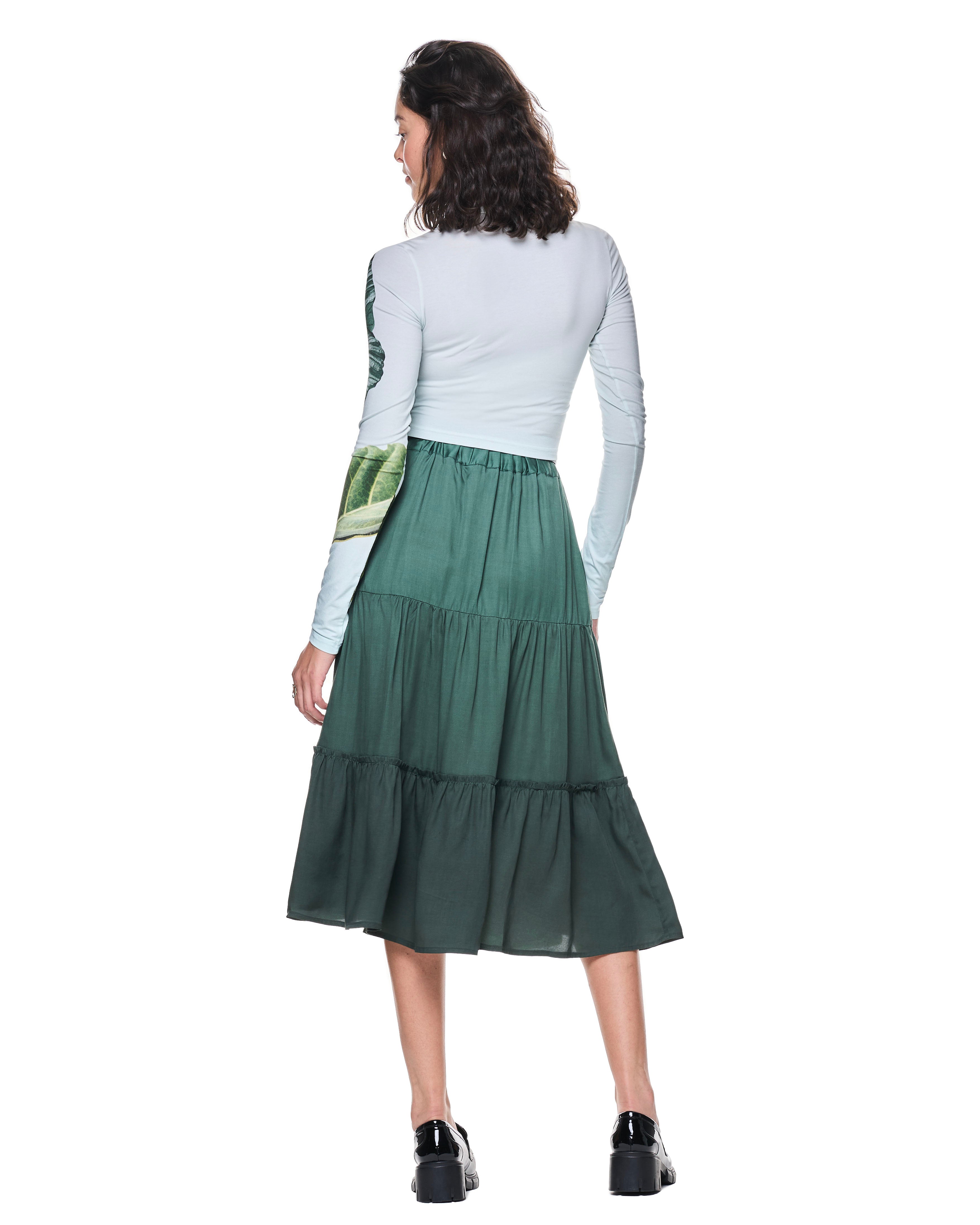 Maddie Skirt | Green Ombre