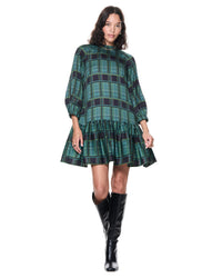 Jojo Dress | Hunter Plaid