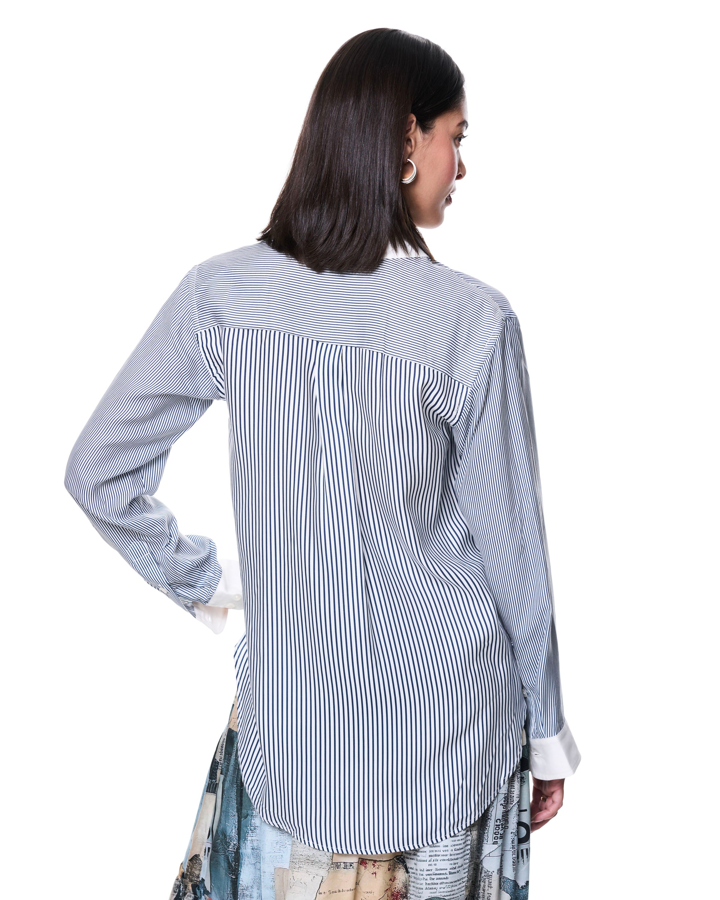 Annie Shirt | Navy Prep Stripe