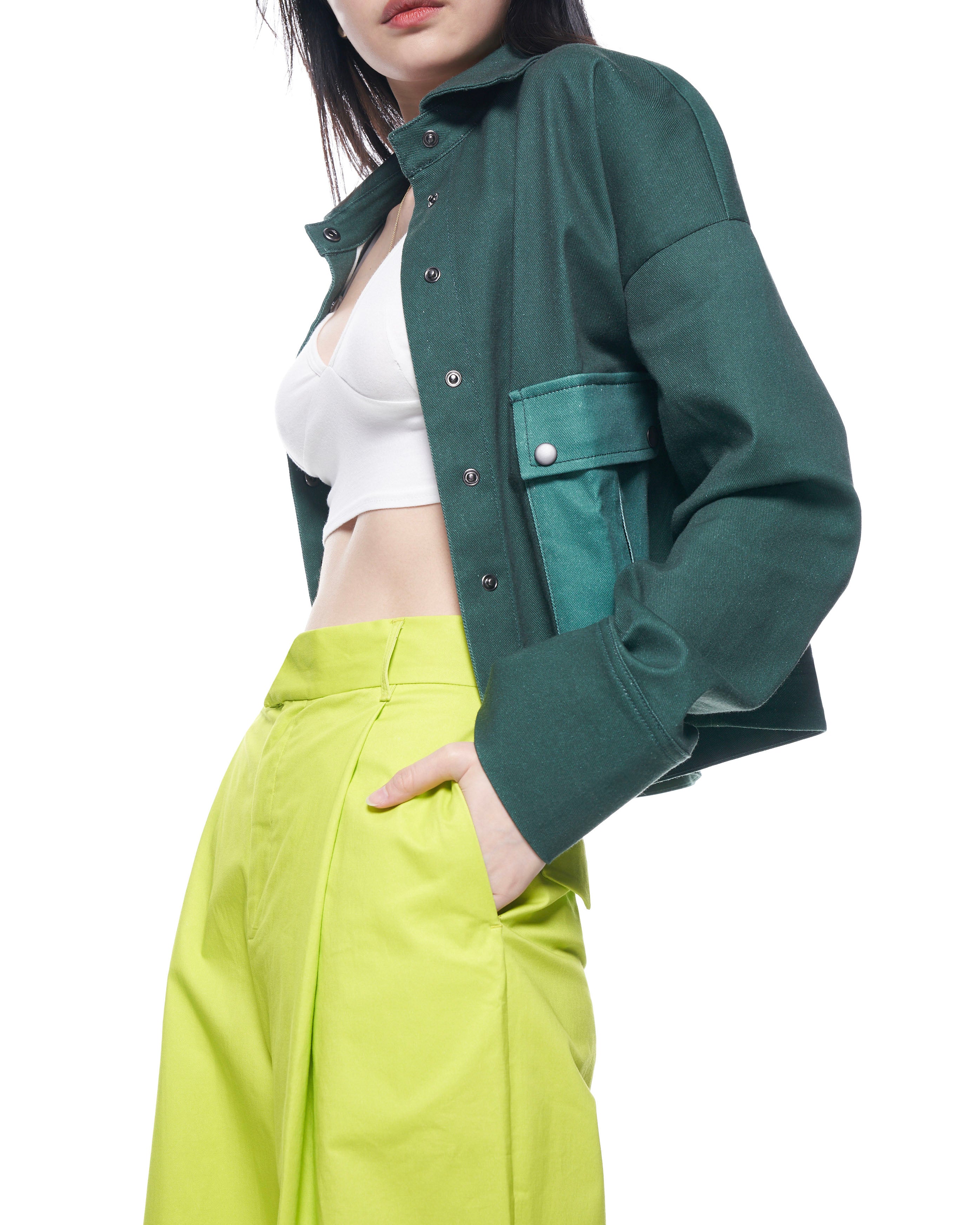 Leigh Trouser | Lime