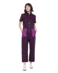 Heidi Jumpsuit | Speckled Merlot