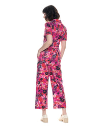 Heidi Jumpsuit | Magenta Wildflowers