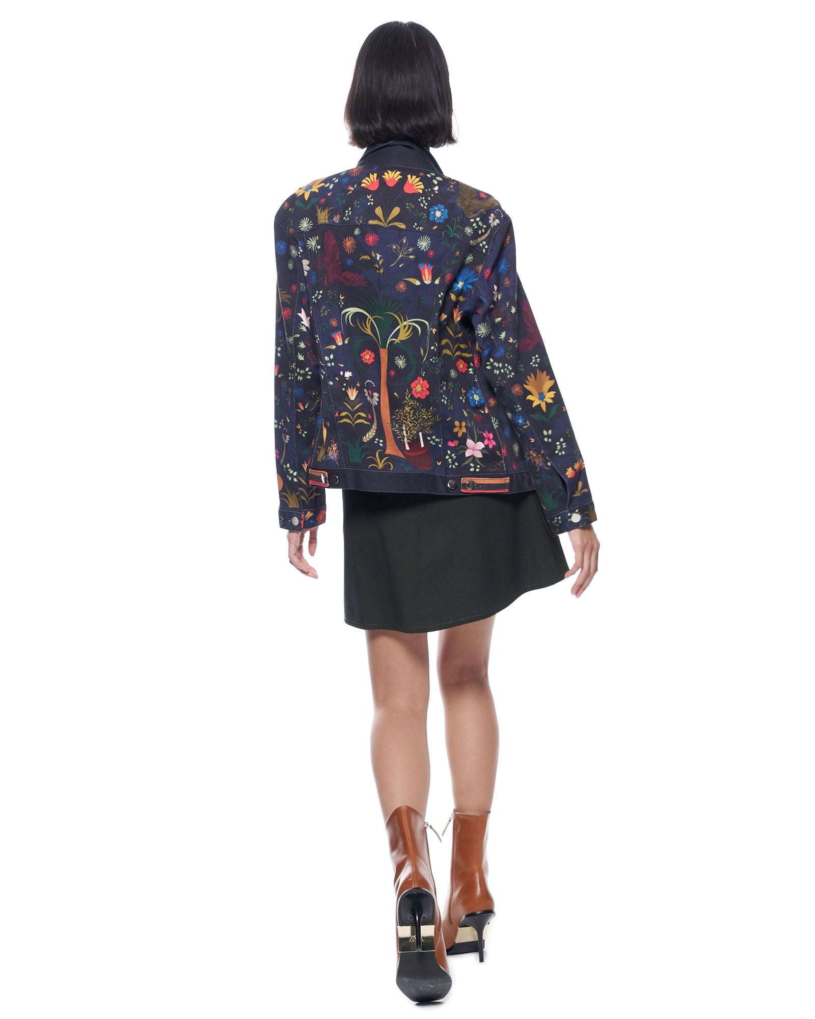 Olivia Jean Jacket | Navy Palampore