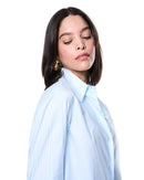 Annie Shirt | KIT Blue Prep Stripe