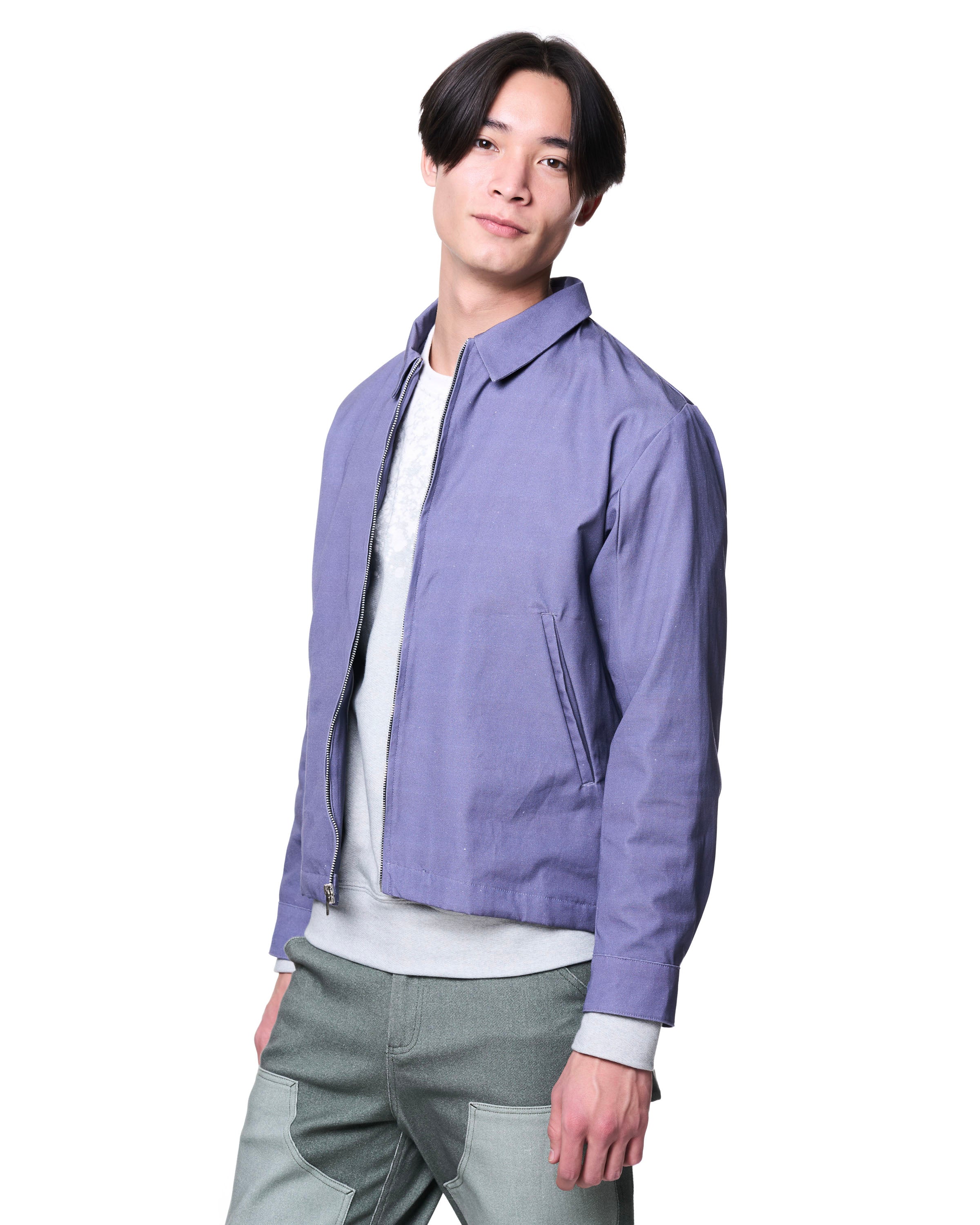 Derek Zip Jacket | Dark Lilac