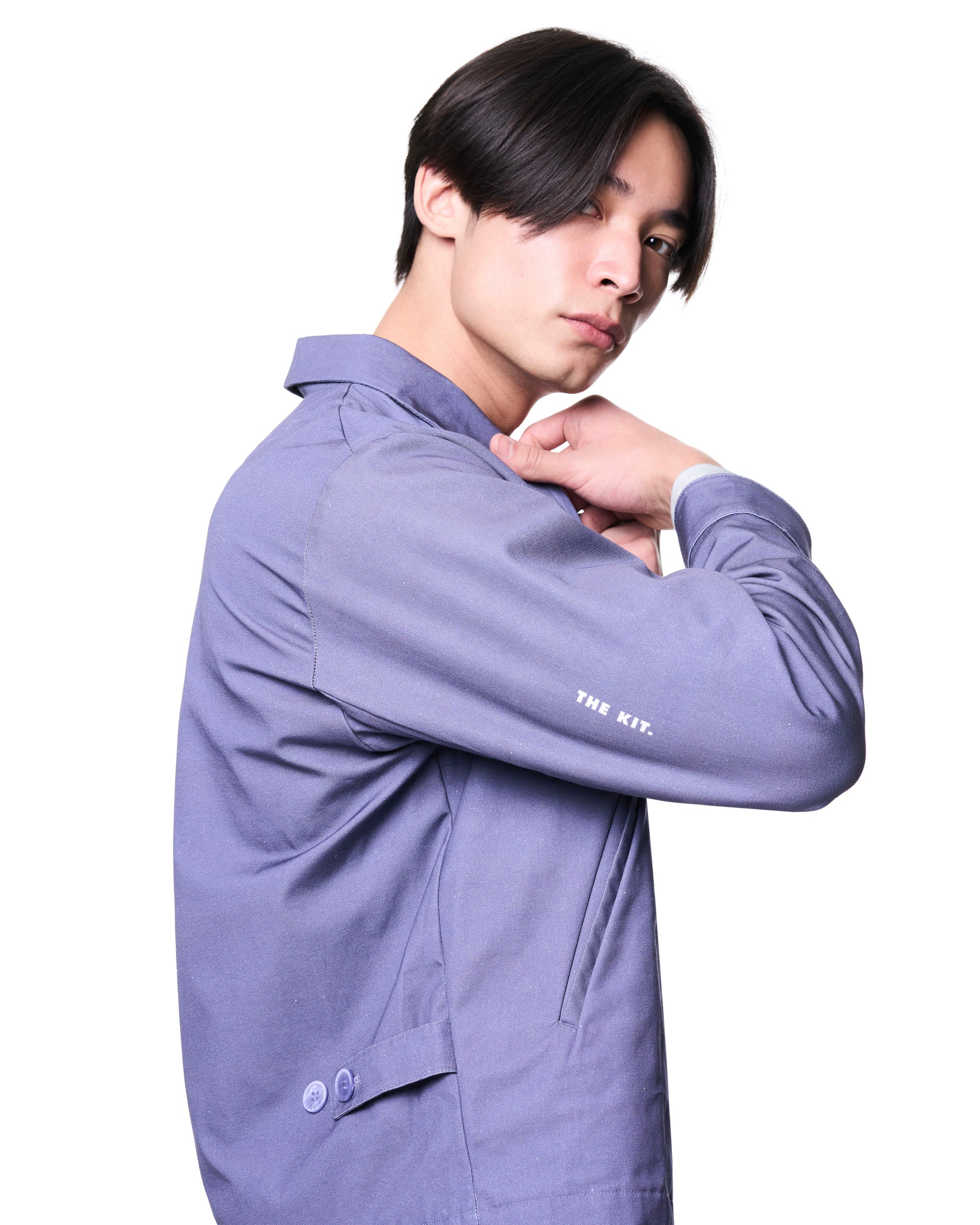 Derek Zip Jacket | Dark Lilac