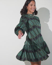 Jojo Dress | Hunter Plaid