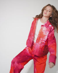 Leigh Trouser | Magenta Mural