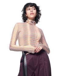 Turtleneck | White Copper Stripe